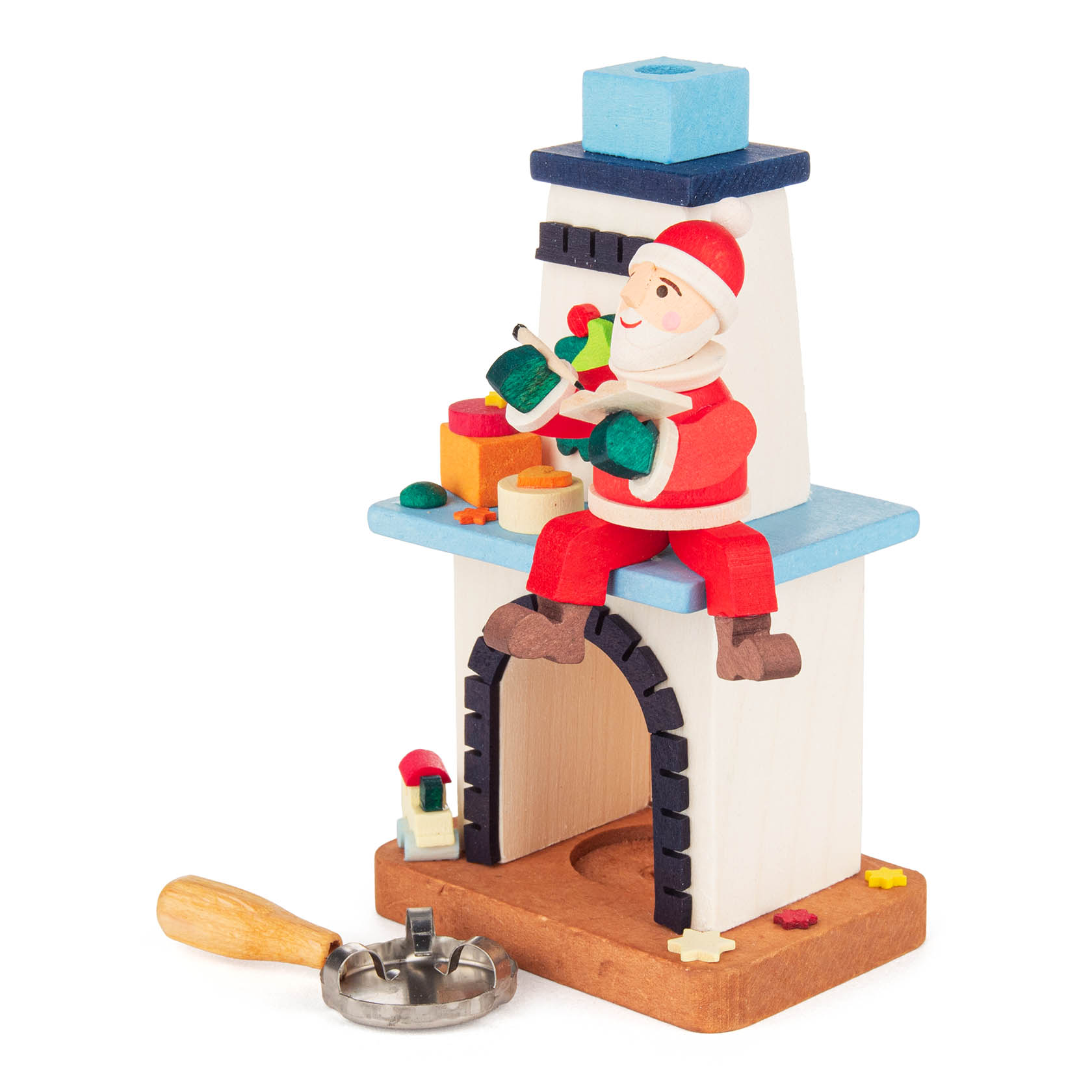 Räucherkamin mit Weihnachtsmann
